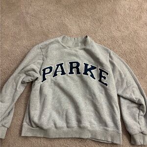 Parke Gray Mock Neck Sweater